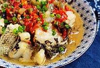 #巨下饭的家常菜#十分钟快手菜——雪菜烧鳕鱼的做法
