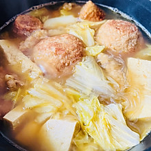 白菜粉丝肉丸汤