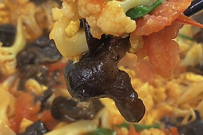 家炒有机花菜·下饭菜大人小孩都爱吃