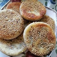 豆沙芝麻饼的做法图解6