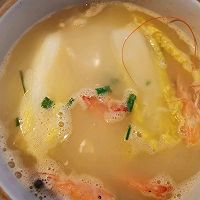 #黄河路美食#鸡汁虾头泡饭的做法图解7