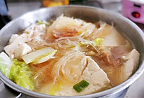 白菜豆腐粉丝汤的做法