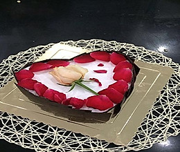 玫瑰心形蛋糕的做法
