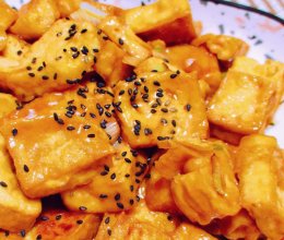 #感恩节烹饪挑战赛#烧豆腐的做法