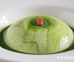 抹茶杏仁豆腐的做法