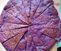 酷炫紫色披萨的做法