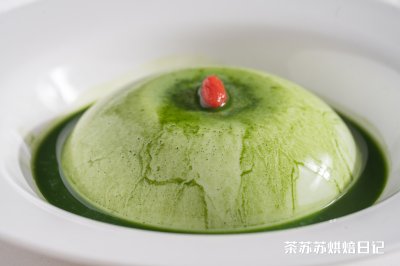 抹茶杏仁豆腐