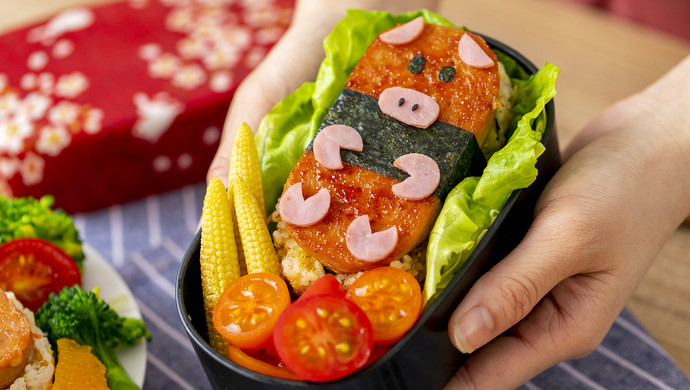 午餐肉饭团｜便当新宠