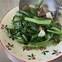 #吃出健康，解决假胖#小白菜炒肉的做法图解10