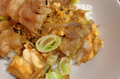 快手亲子牛肉丼