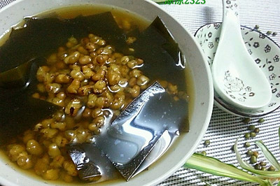 暑热海带绿豆清热汤