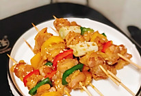 彩椒/大葱鸡肉串的做法