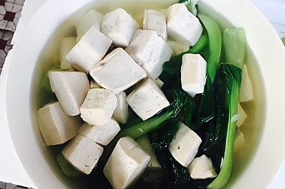 减肥餐—青菜豆腐