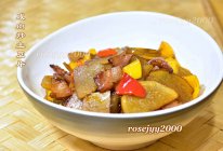 #立冬第一补#咸肉炒土豆片的做法