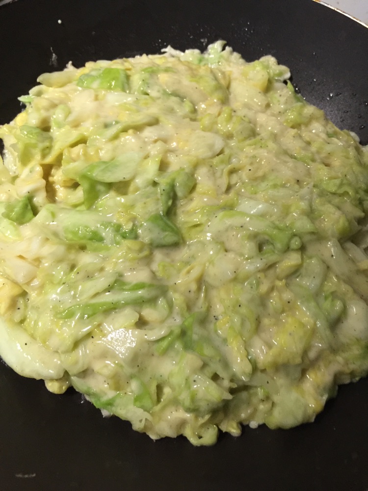 圆白菜饼的做法图解5