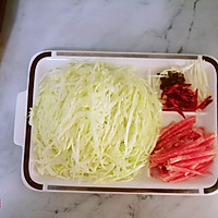 卷心菜粉丝。的做法图解3