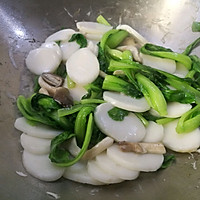 菌菇青菜炒年糕#美食美刻，乐享美极#的做法图解5