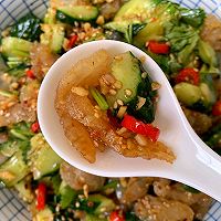 黄瓜海蜇头这样做全家都爱吃的做法图解6