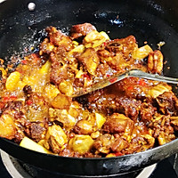 家常香辣干锅排骨+鸡的做法图解7