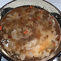 桃胶皂角米炖雪燕的做法图解7