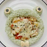 （创意）青蛙王子芝士焗饭的做法图解26