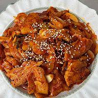 辣白菜五花肉的做法图解6