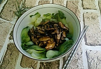 蚝油香菇油菜的做法