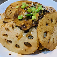 豆豉炒藕片