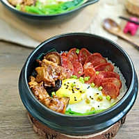 #人人能开小吃店#香菇鸡块煲仔饭的做法图解8