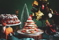 #今天吃什么#圣诞树抹茶松饼的做法