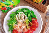 #轻食季怎么吃#减脂期推荐-海鲜沙拉的做法