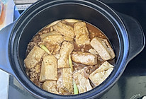 沙茶豆腐肉沫煲的做法