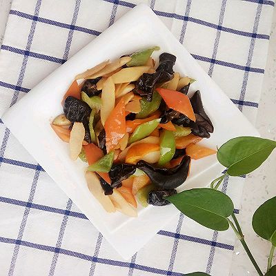 山药炒木耳