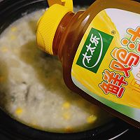 皮蛋鲜蔬鸡汤小米粥的做法图解4