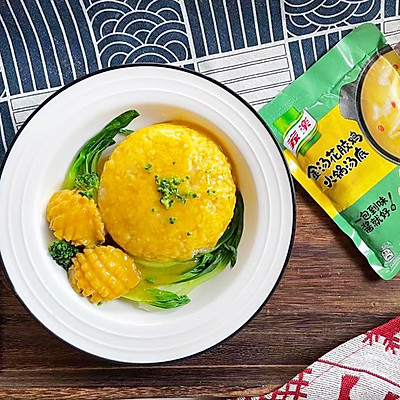 金汤鲍鱼捞饭