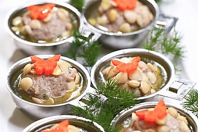 杏仁糯米猪肉丸子