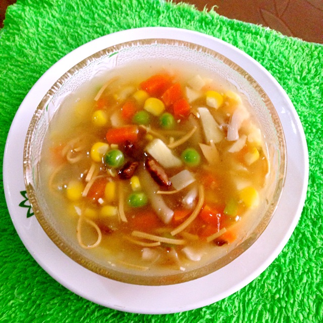彩色蔬菜羹