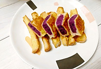 紫薯面包片，美味又营养