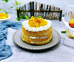 芒果裸蛋糕#带着美食去踏青#的做法