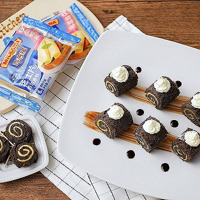 黑白配（黑麦吐司芝士卷）