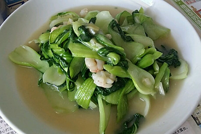 虾仁油菜
