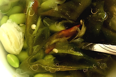 清蒸毛豆汤—家的味道