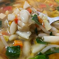 宝宝餐｜高汤彩蔬烩麻食的做法图解9