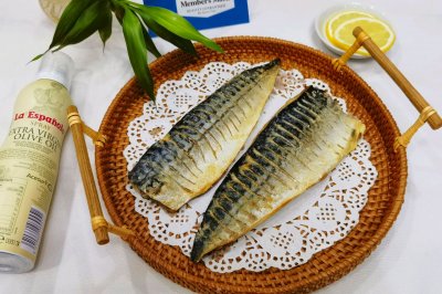 一看就会的盐焗烤青花鱼