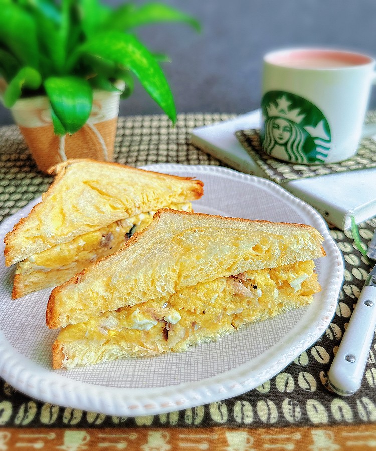 低卡饱腹！青花鱼土豆泥三明治的做法