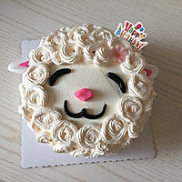 小羊水果蛋糕的做法图解7