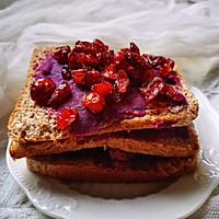 #确幸即“莓”好 让生活“蔓”下来#蔓越莓三明治的做法图解4
