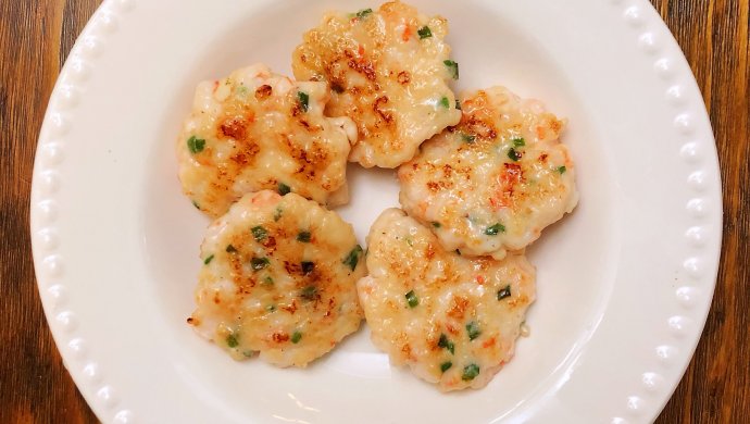 鲜甜Q弹的鲜虾饼（附一虾三吃法）