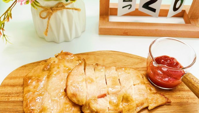 香嫩多汁的烤鸡排来了