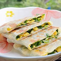 韭菜馅饼 还是自己种的香的做法图解15